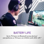 Alienware Pro Wireless Dark Side of the Moon Геймърски безжични слушалки