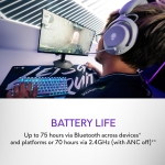 Alienware Pro Wireless Dark Side of the Moon Геймърски безжични слушалки