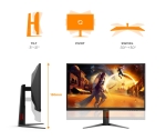 AOC C27G4Z2 27" VA, 260Hz, 0.3ms, Full HD (1920 x 1080), HDR10, Adaptive Sync Извит геймърски монитор