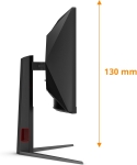 AOC CU34G4Z 34" VA, 240Hz, 1ms, UWQHD (3440 x 1440), Adaptive-Sync, VESA Certified DisplayHDR 400, 1500R Curved Извит геймърски монитор