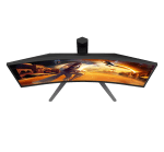AOC Gaming CQ27G4Z2 27" Fast VA, Dual Mode 400Hz (HD) / 260Hz (WQHD), 0.3ms, WQHD (2560 x 1440), Adaptive Sync, VESA DisplayHDR 400, 1500R Извит геймърски монитор