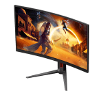 AOC Gaming CQ27G4Z2 27" Fast VA, Dual Mode 400Hz (HD) / 260Hz (WQHD), 0.3ms, WQHD (2560 x 1440), Adaptive Sync, VESA DisplayHDR 400, 1500R Извит геймърски монитор