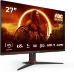 AOC Q27G2E/BK 27" VA, 155Hz, 1ms, QHD (2560 x 1440), AMD FreeSync Premium Геймърски монитор