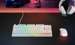 SteelSeries Apex 3 TKL White Геймърска клавиатура със SteelSeries Whisper-Quiet суичове