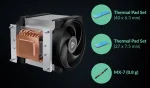 Arctic Freezer 4U-OneX Black Сървърен въздушен охладител за процесор