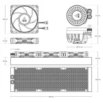 ARCTIC Liquid Freezer III Pro 360mm AIO Воден охладител за процесор