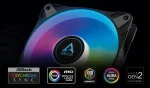 Arctic P12 PWM PST A-RGB 120mm ARGB Black Комплект вентилатори (3 броя)