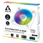 Arctic P14 PWM PST A-RGB 140mm White Вентилатор