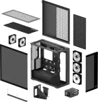 Arctic Xtender VG Black Компютърна кутия