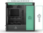 Arctic Xtender VG Mirror Black Компютърна кутия