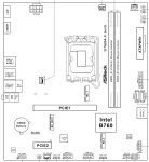 ASRock B760M-X GEN5, LGA1700, DDR5 Дънна платка