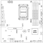ASRock B850M Pro-A WiFi, AM5, DDR5, Wi-Fi 6E Дънна платка