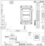 ASRock B850M-X WiFi R2.0, AM5, DDR5, Wi-Fi 6E Дънна платка