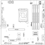 ASRock B860M Pro RS WiFi, LGA1851, DDR5, Wi-Fi 6E Дънна платка