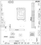 ASRock B860M-X, LGA1851, DDR5 Дънна платка