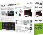 ASUS Dual GeForce RTX 5060 White OC Edition, 8GB GDDR7 Видео карта