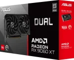 ASUS Dual Radeon RX 9060 XT, 16GB GDDR6 Видео карта