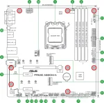 ASUS PRIME A620M-A-CSM, AM5, DDR5 Дънна платка