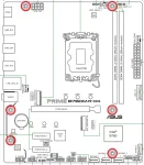 ASUS PRIME B760M-R D4, LGA1700, DDR4 Дънна платка