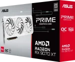 ASUS Prime Radeon RX 9070 XT White OC Edition, 16GB GDDR6 Видео карта