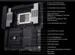 Asus Pro WS TRX50-SAGE WIFI, sTR5, DDR5, Wi-Fi 7 Дънна платка