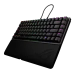 ASUS ROG Falcata 75% 8K Безжична механична геймърска клавиатура с ROG HFX V2 Magnetic регулируеми суичове