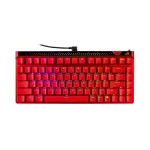 ASUS ROG Falchion Ace 75 HE Lava Red 8K Геймърска Hall Effect клавиатура с ROG HFX V2 Magnetic магнитни суичове