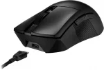 ASUS ROG Gladius III AimPoint Black Безжична геймърска оптична мишка