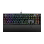 ASUS ROG Strix Scope II X Hot-Swappable Геймърска механична клавиатура с ROG NX Snow V2 суичове