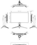 ASUS ROG Swift OLED PG27AQWP-W WOLED,  540 / 720 Hz, 0.02 ms, QHD (2560X1440), DisplayHDR 500 Геймърски монитор