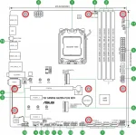 ASUS TUF GAMING A620M-PLUS WIFI, AM5, DDR5, Wi-Fi 6 Дънна платка