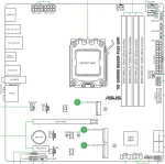 ASUS TUF GAMING B850M-PLUS WIFI, AM5, DDR5, Wi-Fi 6E Дънна платка