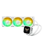 ASUS TUF Gaming LC III 360 ARGB LCD White Edition 360mm ARGB White AIO Воден охладител за процесор