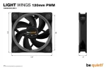 be quiet! Light Wings 140mm PWM ARGB Black Вентилатор