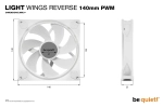 be quiet! Light Wings 140mm ARGB White Reverse Вентилатор