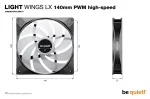 be quiet! Light Wings LX 140mm PWM HS ARGB Black Вентилатор