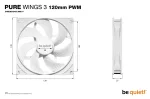 be quiet! Pure Wings 3 120mm PWM White Вентилатор