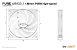 be quiet! Pure Wings 3 140mm PWM HS White Вентилатор