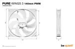 be quiet! Pure Wings 3 120mm PWM White Вентилатор