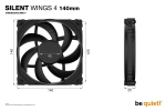 be quiet! Silent Wings 4 140mm Black Вентилатор