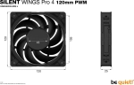 be quiet! Silent Wings Pro 4 120mm PWM Black Вентилатор
