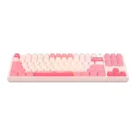 Bloody S87 TKL Energy Pink Геймърска механична клавиатура с BLMS Red Plus суичове