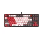 Bloody S87 TKL Naraka Геймърска механична клавиатура с BLMS Red Plus суичове