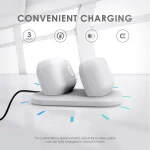 BOBOVR BD2 White зарядна станция за две батерии B2 с включена батерия 5200 mAh