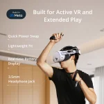 BOBOVR E3 Pro лента за глава с батерия B100 за Meta Quest 3/3S