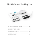 BOBOVR PD100 Combo зарядна станция и power bank с батерия B100