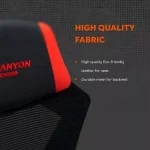 Canyon Flow MCH01 Mesh Black Red Ергономичен геймърски стол