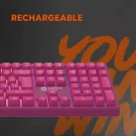 Canyon Fortnax GKW-2 Pink Безжична геймърска мембранна клавиатура