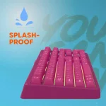 Canyon Fortnax GKW-2 Pink Безжична геймърска мембранна клавиатура