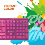 Canyon Fortnax GKW-2 Pink Безжична геймърска мембранна клавиатура